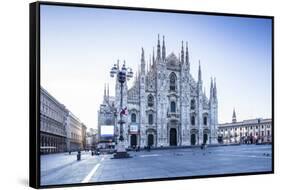 The Duomo Di Milano (Milan Cathedral), Milan, Lombardy, Italy, Europe-Julian Elliott-Framed Stretched Canvas