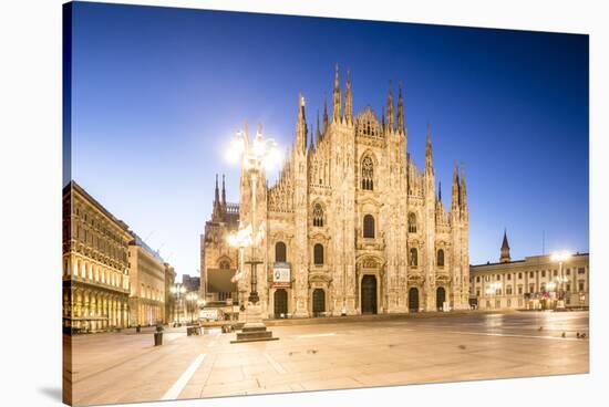 The Duomo Di Milano (Milan Cathedral), Milan, Lombardy, Italy, Europe-Julian Elliott-Stretched Canvas