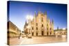 The Duomo Di Milano (Milan Cathedral), Milan, Lombardy, Italy, Europe-Julian Elliott-Stretched Canvas