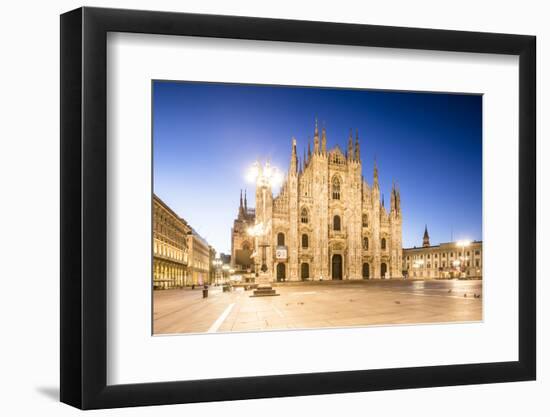 The Duomo Di Milano (Milan Cathedral), Milan, Lombardy, Italy, Europe-Julian Elliott-Framed Photographic Print