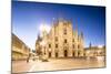 The Duomo Di Milano (Milan Cathedral), Milan, Lombardy, Italy, Europe-Julian Elliott-Mounted Photographic Print