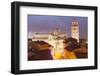 The Duomo Di Pisa and the Leaning Tower, Piazza Dei Miracolipisa, Tuscany, Italy, Europe-Julian Elliott-Framed Photographic Print