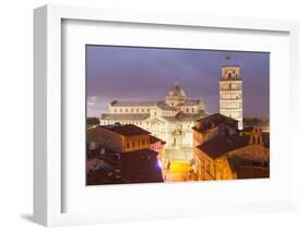 The Duomo Di Pisa and the Leaning Tower, Piazza Dei Miracolipisa, Tuscany, Italy, Europe-Julian Elliott-Framed Photographic Print