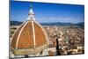 The Duomo dome and rooftops from Giotto's Bell Tower, Florence, Tuscany, Italy-Russ Bishop-Mounted Photographic Print