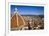The Duomo dome from Giotto's Bell Tower, Florence, Tuscany, Italy-Russ Bishop-Framed Photographic Print