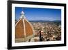 The Duomo dome from Giotto's Bell Tower, Florence, Tuscany, Italy-Russ Bishop-Framed Photographic Print