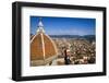 The Duomo dome from Giotto's Bell Tower, Florence, Tuscany, Italy-Russ Bishop-Framed Photographic Print