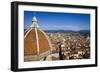 The Duomo dome from Giotto's Bell Tower, Florence, Tuscany, Italy-Russ Bishop-Framed Photographic Print