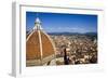 The Duomo dome from Giotto's Bell Tower, Florence, Tuscany, Italy-Russ Bishop-Framed Photographic Print