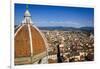 The Duomo dome from Giotto's Bell Tower, Florence, Tuscany, Italy-Russ Bishop-Framed Photographic Print