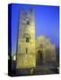 The Duomo in Fog at Dusk, Erice, Sicily, Italy, Europe-Stuart Black-Stretched Canvas