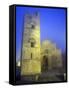 The Duomo in Fog at Dusk, Erice, Sicily, Italy, Europe-Stuart Black-Framed Stretched Canvas