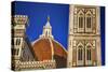 The Duomo of Florence with Evening Light-Terry Eggers-Stretched Canvas