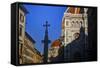 The Duomo of Florence with Evening Light-Terry Eggers-Framed Stretched Canvas