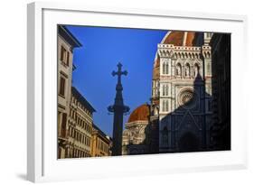 The Duomo of Florence with Evening Light-Terry Eggers-Framed Photographic Print