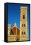 The Duomo of Florence with Evening Light-Terry Eggers-Framed Stretched Canvas