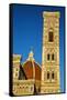 The Duomo of Florence with Evening Light-Terry Eggers-Framed Stretched Canvas