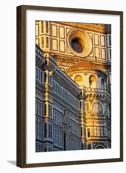 The Duomo of Florence with Evening Light-Terry Eggers-Framed Photographic Print