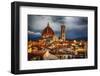 The Duomo of Florence with Evening Light-Terry Eggers-Framed Photographic Print