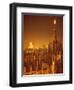 The Duomo Topped by an Illuminated Statue of the "Madonnina", Milan, Italy-Ralph Crane-Framed Photographic Print