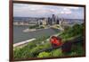The Duquesne Incline, Pittsburgh, Pennsylvania-George Oze-Framed Photographic Print