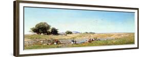 The Durance Valley, 1867-Paul Camille Guigou-Framed Giclee Print