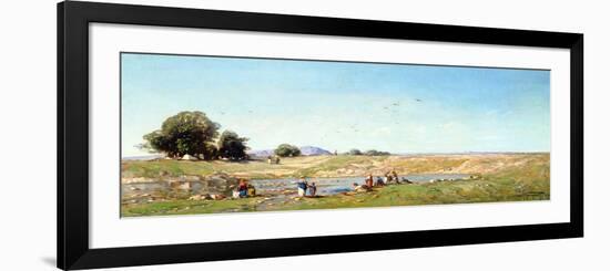 The Durance Valley, 1867-Paul Camille Guigou-Framed Giclee Print