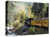 The Durango & Silverton Narrow Gauge Railroad, Colorado, USA-Cindy Miller Hopkins-Stretched Canvas
