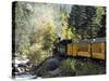 The Durango & Silverton Narrow Gauge Railroad, Colorado, USA-Cindy Miller Hopkins-Stretched Canvas