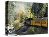 The Durango & Silverton Narrow Gauge Railroad, Colorado, USA-Cindy Miller Hopkins-Stretched Canvas