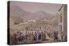 The Durbar-Khaneh of Shah Shoojah-Ool-Moolk, at Caubul, from "Sketches in Afghaunistan"-James Atkinson-Stretched Canvas