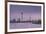 The Dusseldorf Skyline at Dusk, Dusseldorf, North Rhine-Westphalia, Germany, Europe-Julian Elliott-Framed Photographic Print