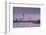 The Dusseldorf Skyline at Dusk, Dusseldorf, North Rhine-Westphalia, Germany, Europe-Julian Elliott-Framed Photographic Print