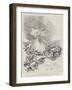 The Dust Devil in Camp-Amedee Forestier-Framed Giclee Print
