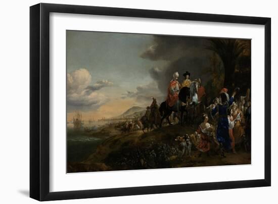 The Dutch Ambassador on His Way to Isfahan, 1653-59-Jan Baptist Weenix-Framed Giclee Print