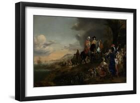 The Dutch Ambassador on His Way to Isfahan, 1653-59-Jan Baptist Weenix-Framed Giclee Print