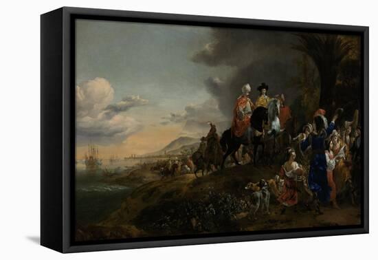 The Dutch Ambassador on His Way to Isfahan, 1653-59-Jan Baptist Weenix-Framed Stretched Canvas