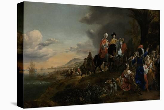 The Dutch Ambassador on His Way to Isfahan, 1653-59-Jan Baptist Weenix-Stretched Canvas