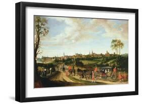 The Dutch Envoy Adriaan Pauw Arriving at Munster, 1648-Gerard ter Borch-Framed Giclee Print