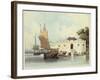The Dutch Folly Fort off Canton-George Chinnery-Framed Giclee Print