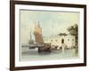 The Dutch Folly Fort off Canton-George Chinnery-Framed Giclee Print