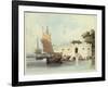 The Dutch Folly Fort off Canton-George Chinnery-Framed Giclee Print