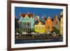 The Dutch Houses at Sint Annabaai in Willemstad, UNESCO Site, Curacao, ABC Is, Netherlands Antilles-Michael Runkel-Framed Photographic Print