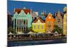 The Dutch Houses at Sint Annabaai in Willemstad, UNESCO Site, Curacao, ABC Is, Netherlands Antilles-Michael Runkel-Mounted Photographic Print