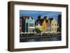 The Dutch Houses at Sint Annabaai in Willemstad, UNESCO Site, Curacao, ABC Is, Netherlands Antilles-Michael Runkel-Framed Photographic Print