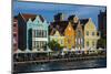 The Dutch Houses at Sint Annabaai in Willemstad, UNESCO Site, Curacao, ABC Is, Netherlands Antilles-Michael Runkel-Mounted Photographic Print