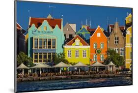 The Dutch Houses at Sint Annabaai in Willemstad, UNESCO Site, Curacao, ABC Is, Netherlands Antilles-Michael Runkel-Mounted Photographic Print