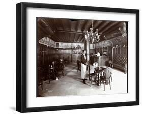 The Dutch Room at the Hotel Manhattan, 1902-Byron Company-Framed Giclee Print