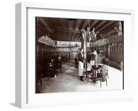 The Dutch Room at the Hotel Manhattan, 1902-Byron Company-Framed Giclee Print