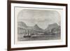 The Dutch War in Sumatra: Bombardment of Acheen by the Dutch Fleet, 1873-null-Framed Giclee Print